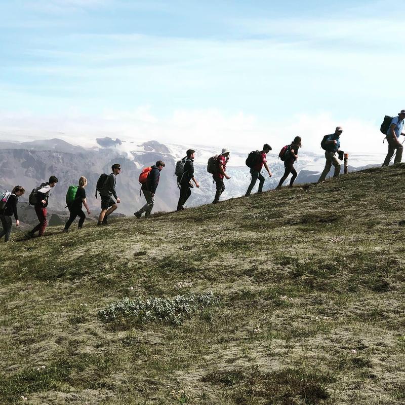Camping Associates Hike Through Iceland Featured Photo