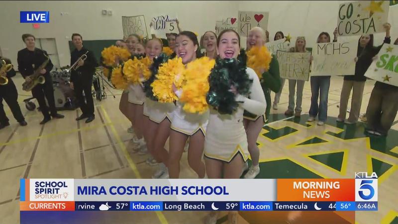 Mira Costa's School Spirit Featured on KTLA