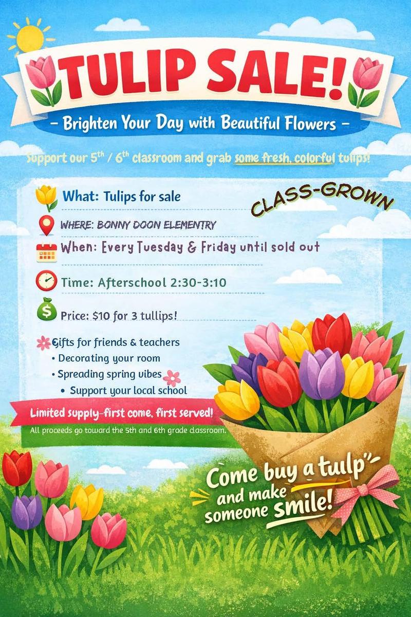Tulip Sale! Featured Photo