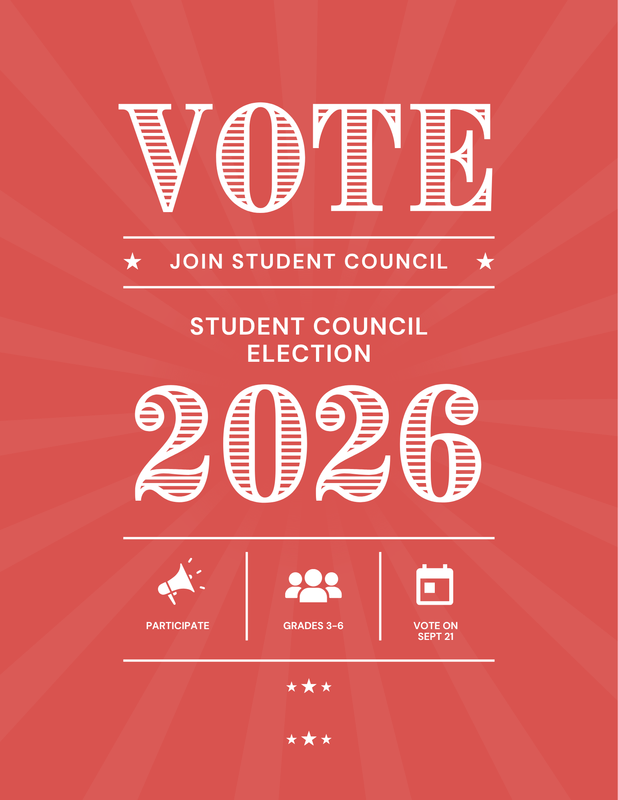 Student council flyer