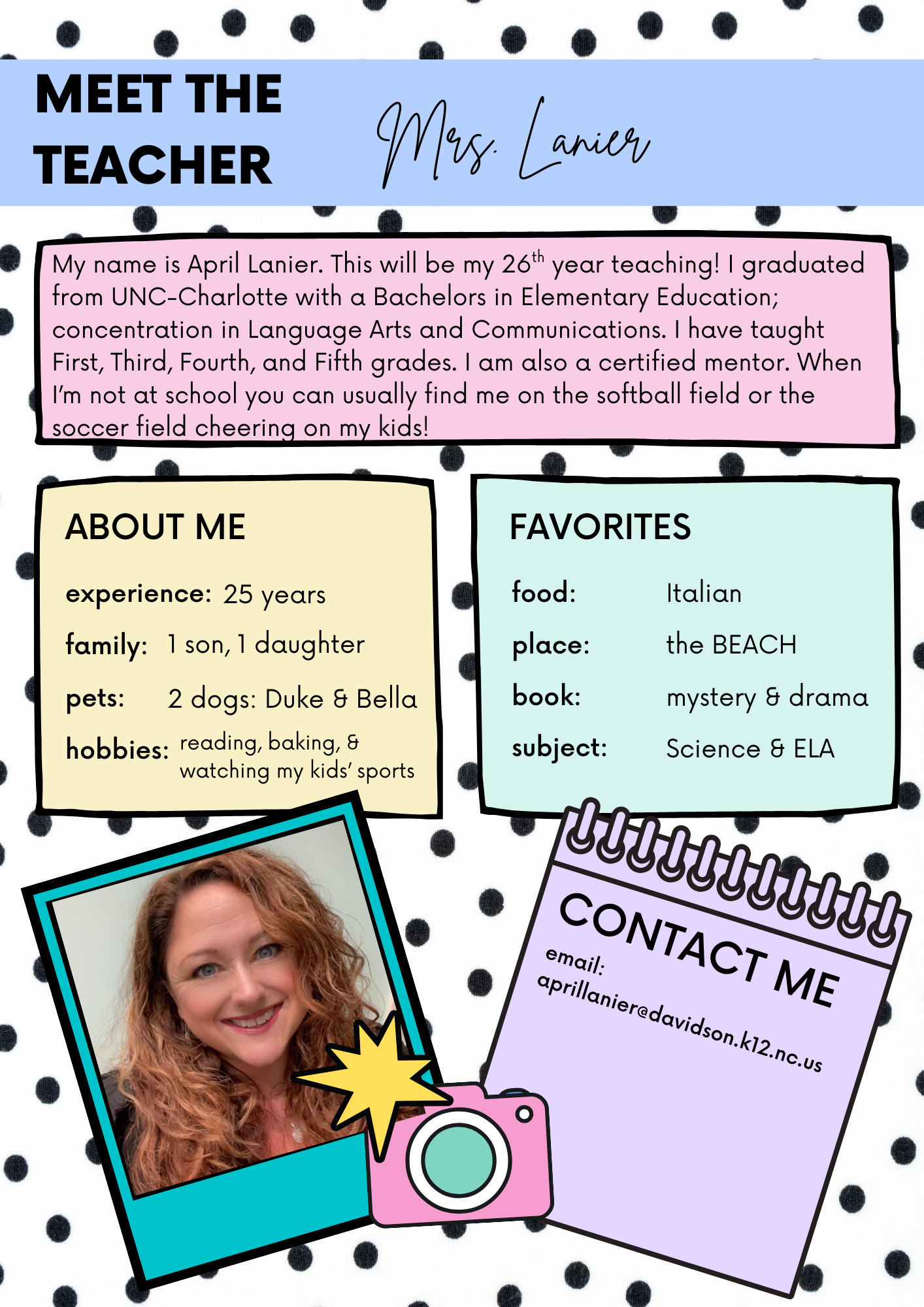 Meet Mrs. Lanier