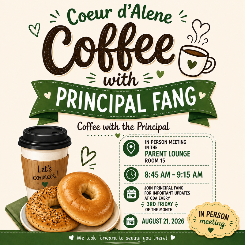 Coffee with Principal Fang