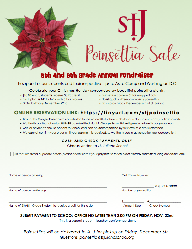 Poinsettia Sale Featured Photo
