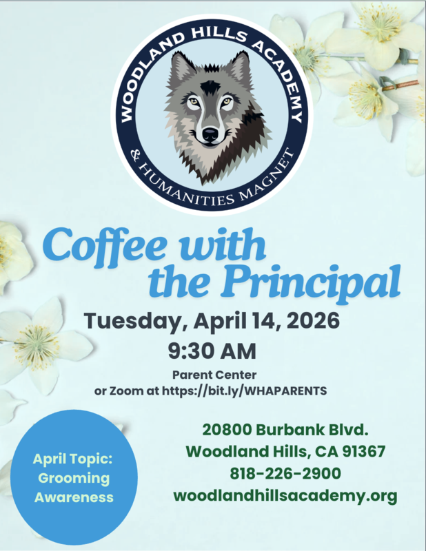 Coffee with the Principal - Tuesday, April 14 - 9:30 AM Featured Photo