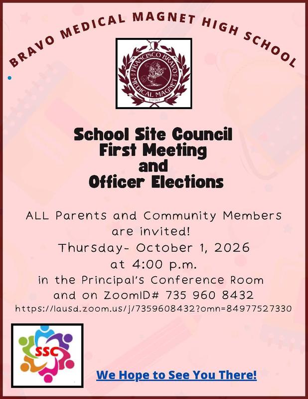 SSC & ELAC Elections and Meetings Info