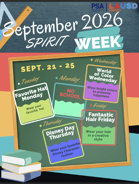 9.21.26 Spirit Week