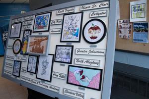 Portion of the mural