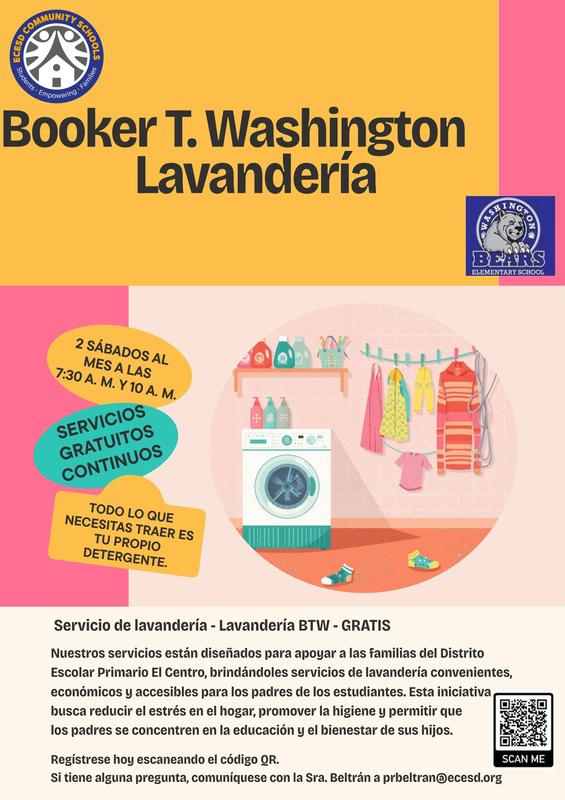 Booker T. Washington Elementary Lavandería