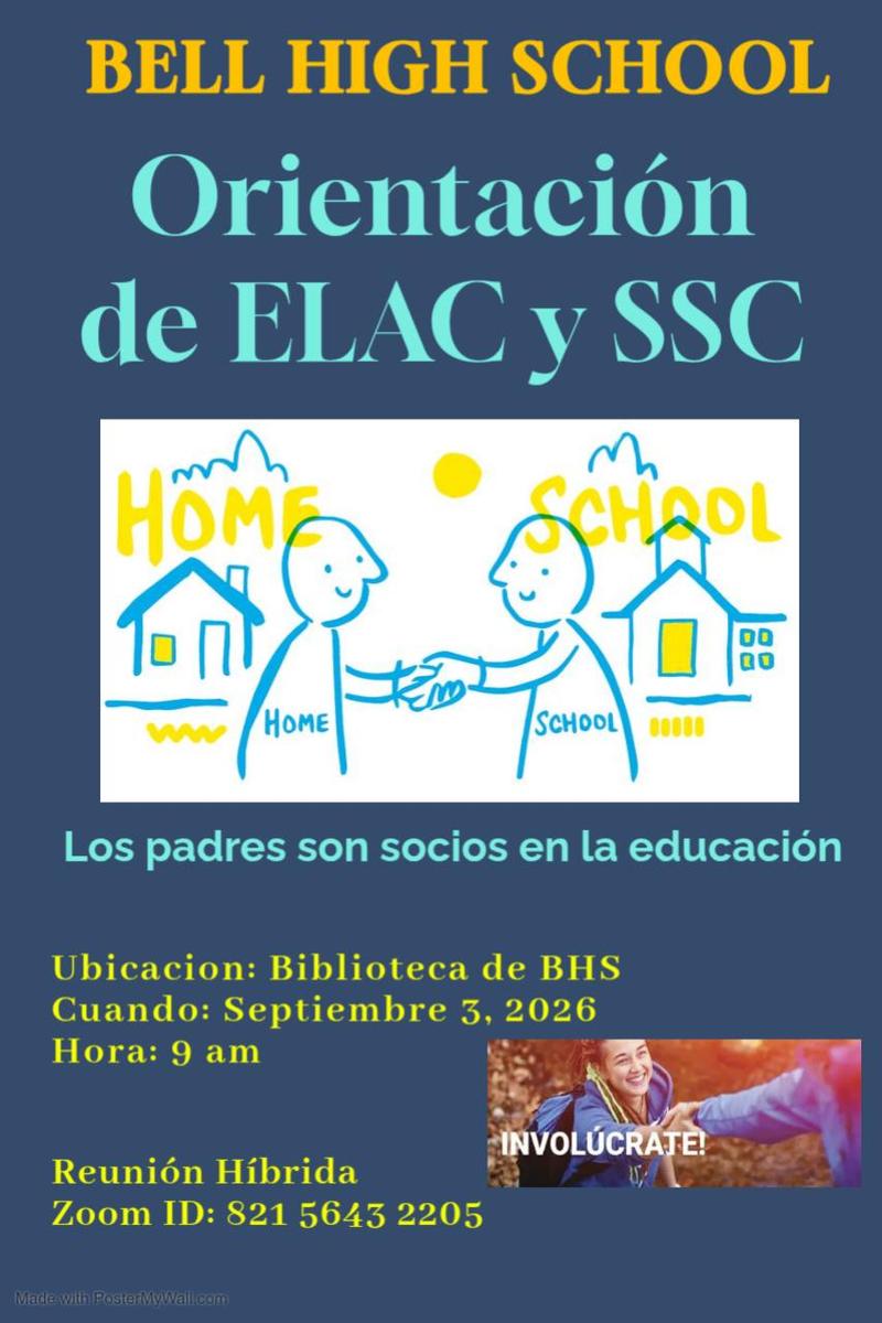 Orientación de ELAC y SSC (2026-27) Featured Photo