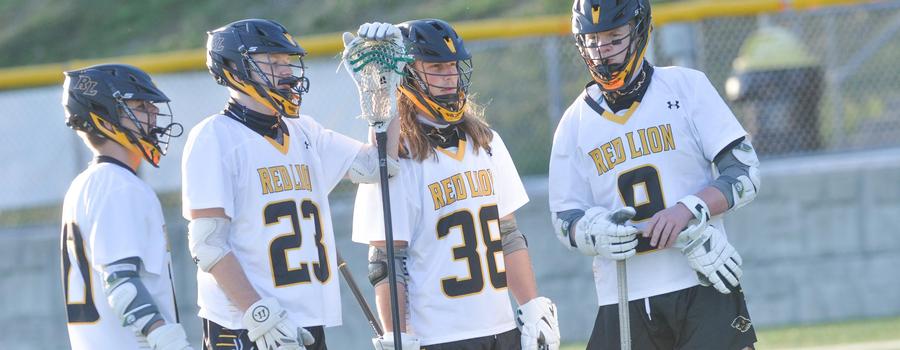 A few of the boys lacrosse players