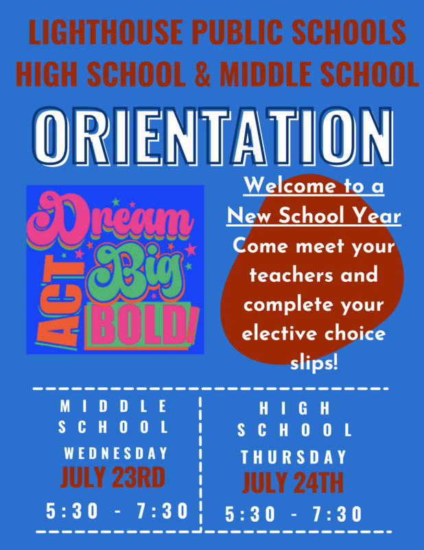 Orientation Announcement in English