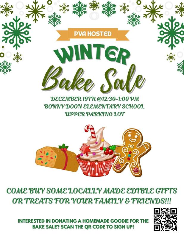 PVA Winter Bake Sale