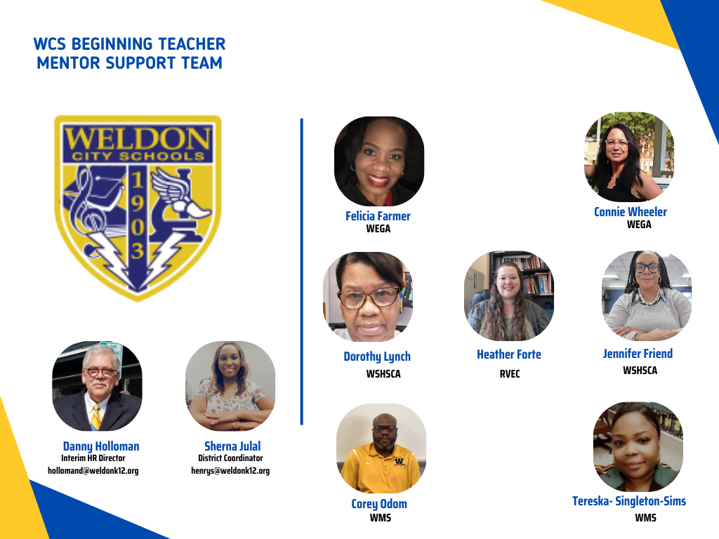 Beginning Teacher Support Human Resources Weldon City Schools