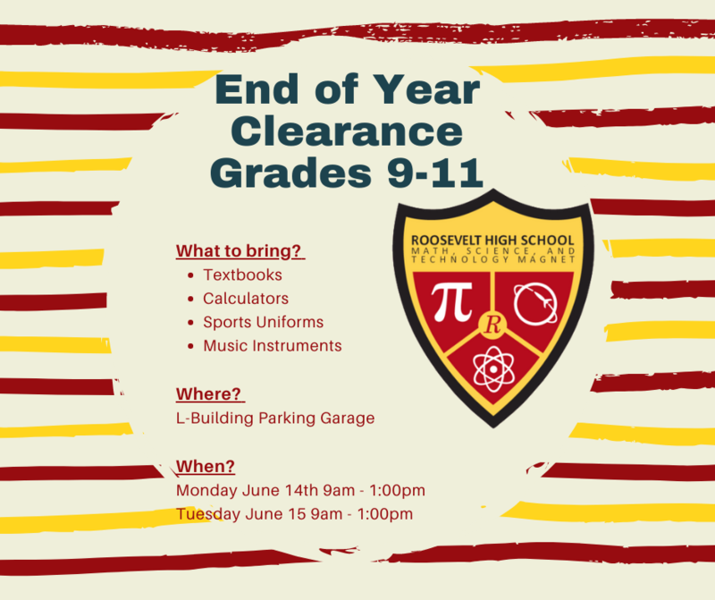 MSTMA End of Year Clearance - Grades 9-11 Featured Photo