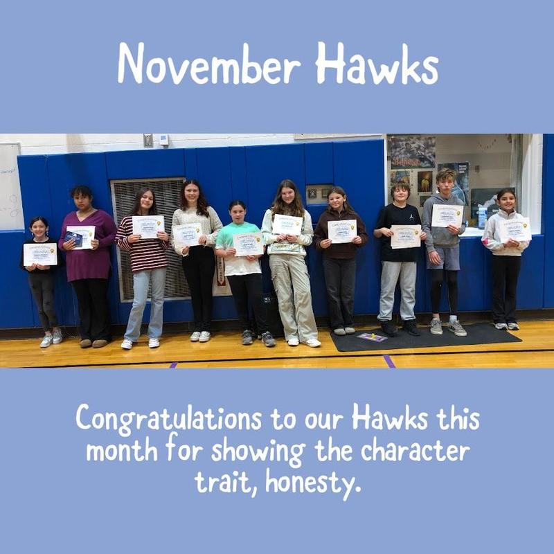 Hawks of the Month