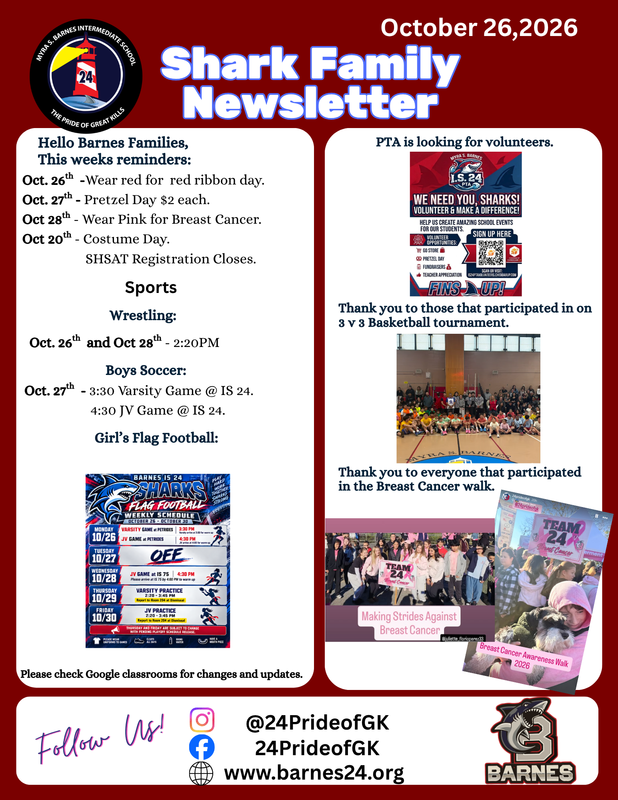 Shark Family Newsletter