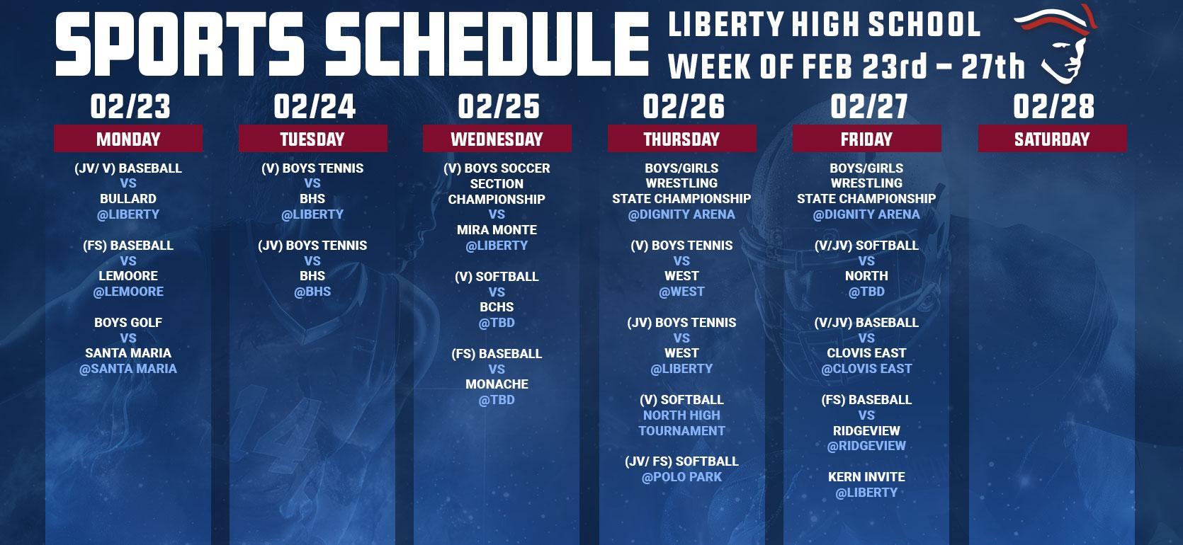 Sports Schedule