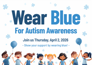 Wear blue on April 2 for autism awareness