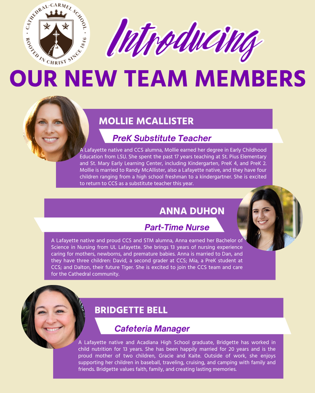 WELCOME to our Newest CCS Faculty Members! Featured Photo