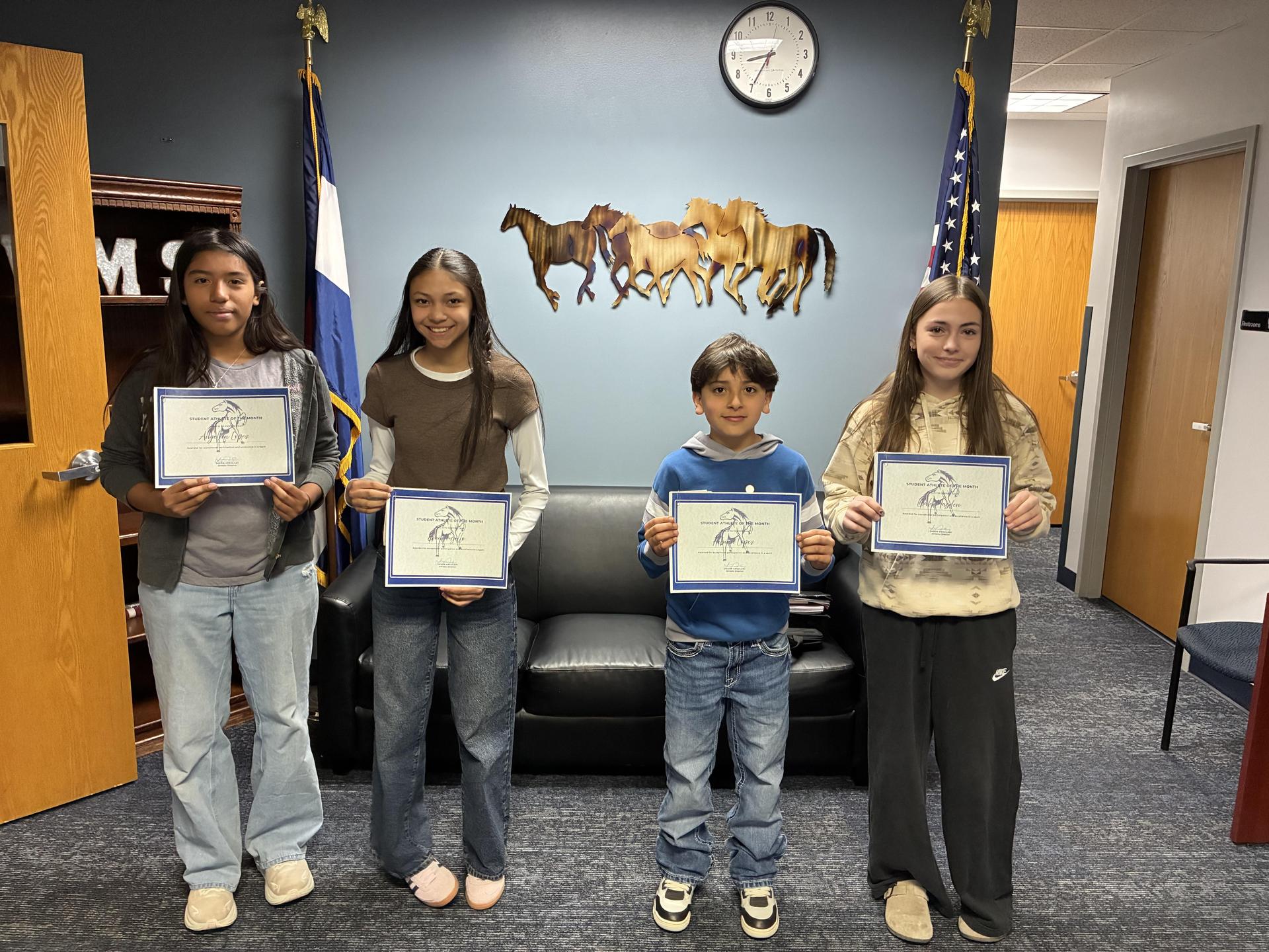 athletes of the month