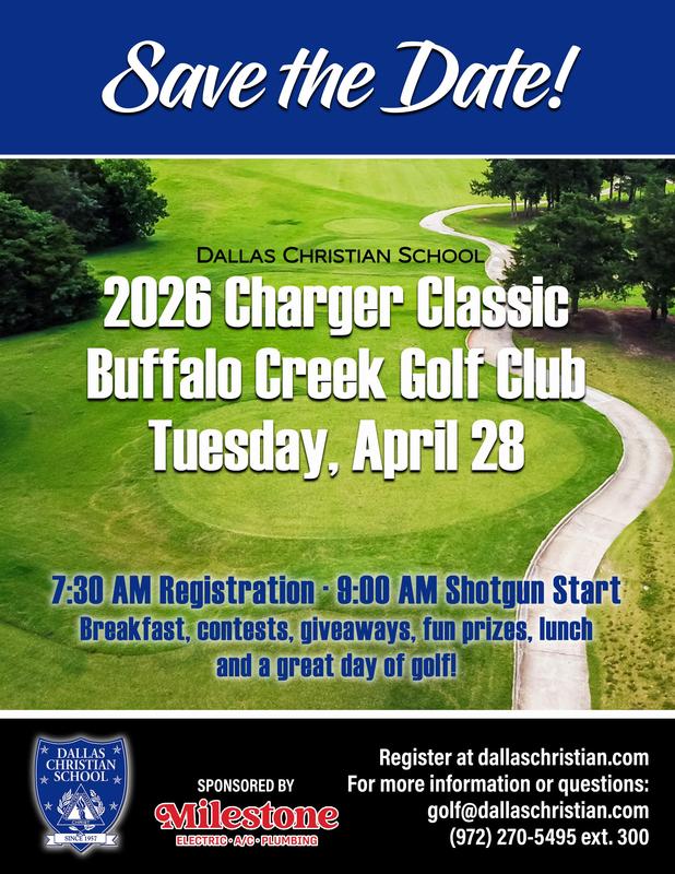 Save the Date - Charger Classic Golf Tournament - Tuesday, April 28