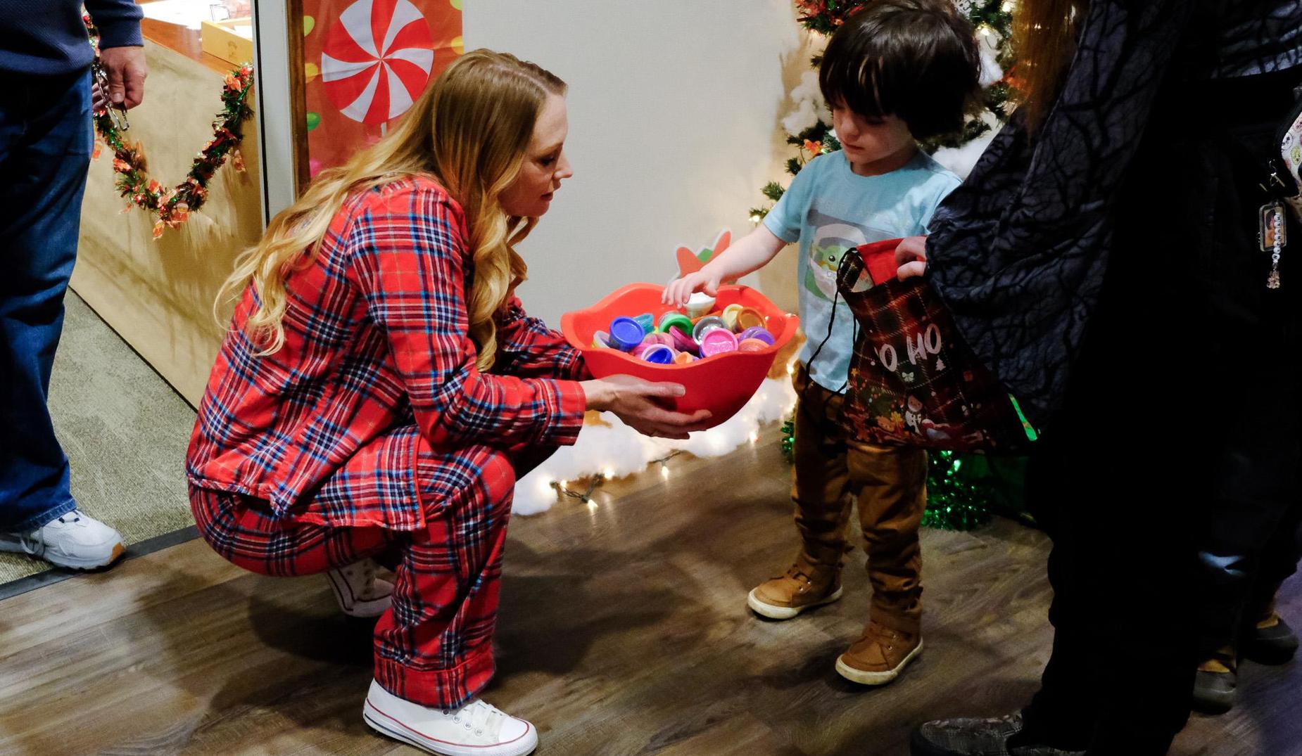 Holiday visit from quincy students