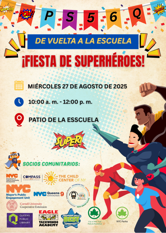 Superhero Flyer- Spanish Invitation