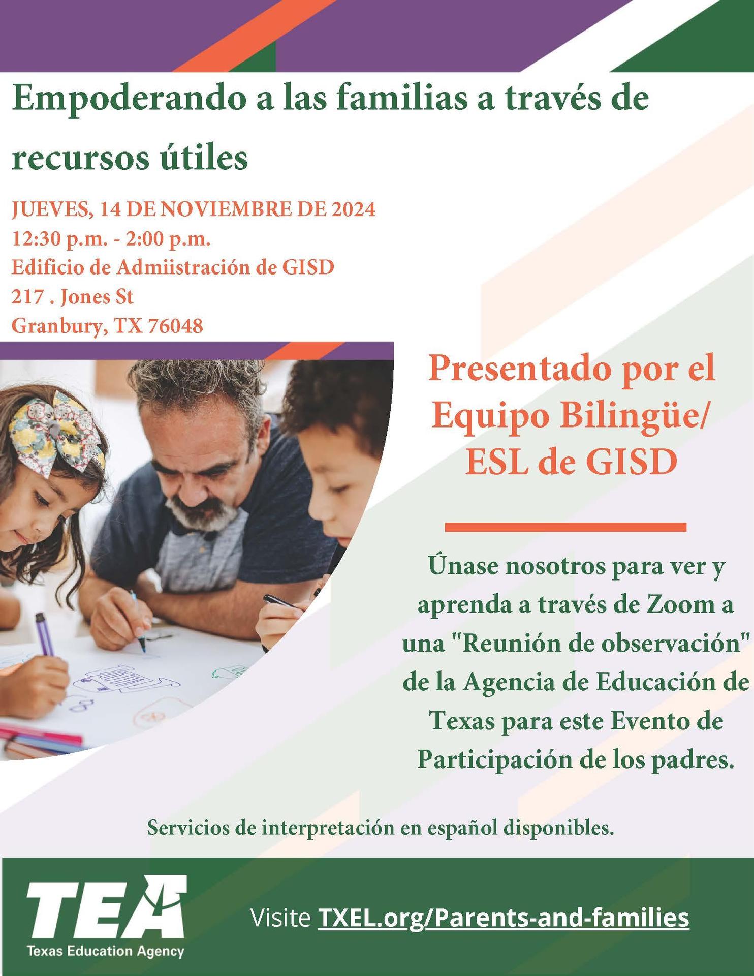 ESL Parent engagement meeting