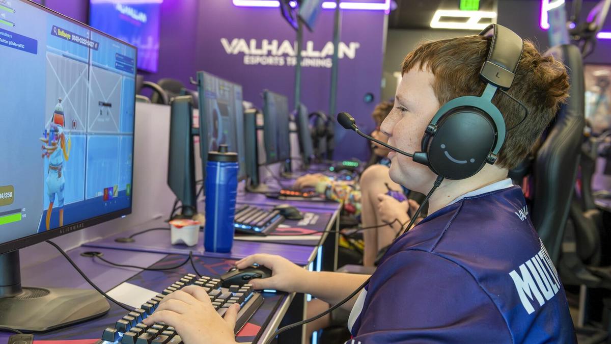 Ben competing in E-Sports