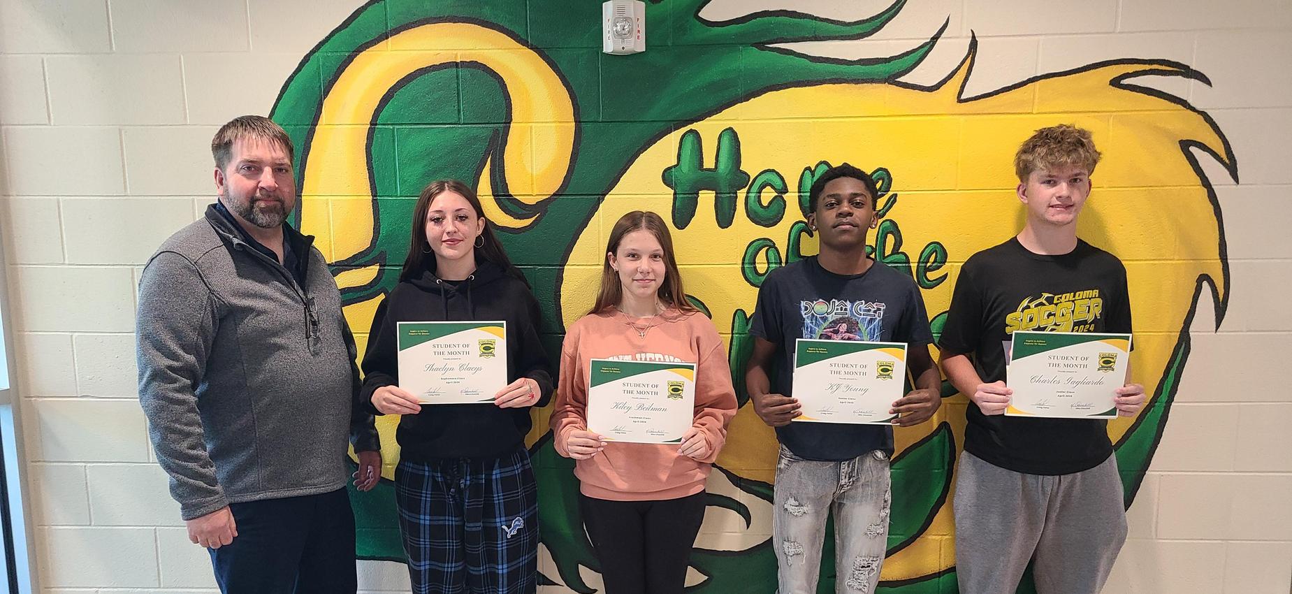 April Students of the Month
