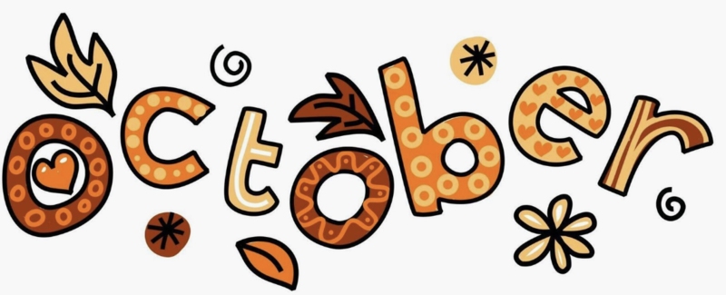 October word art