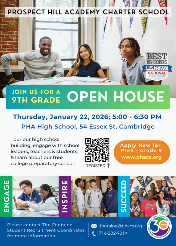 9th Grade Open House flyer