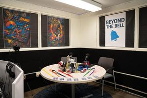 Ribbon Cutting Podcast Room