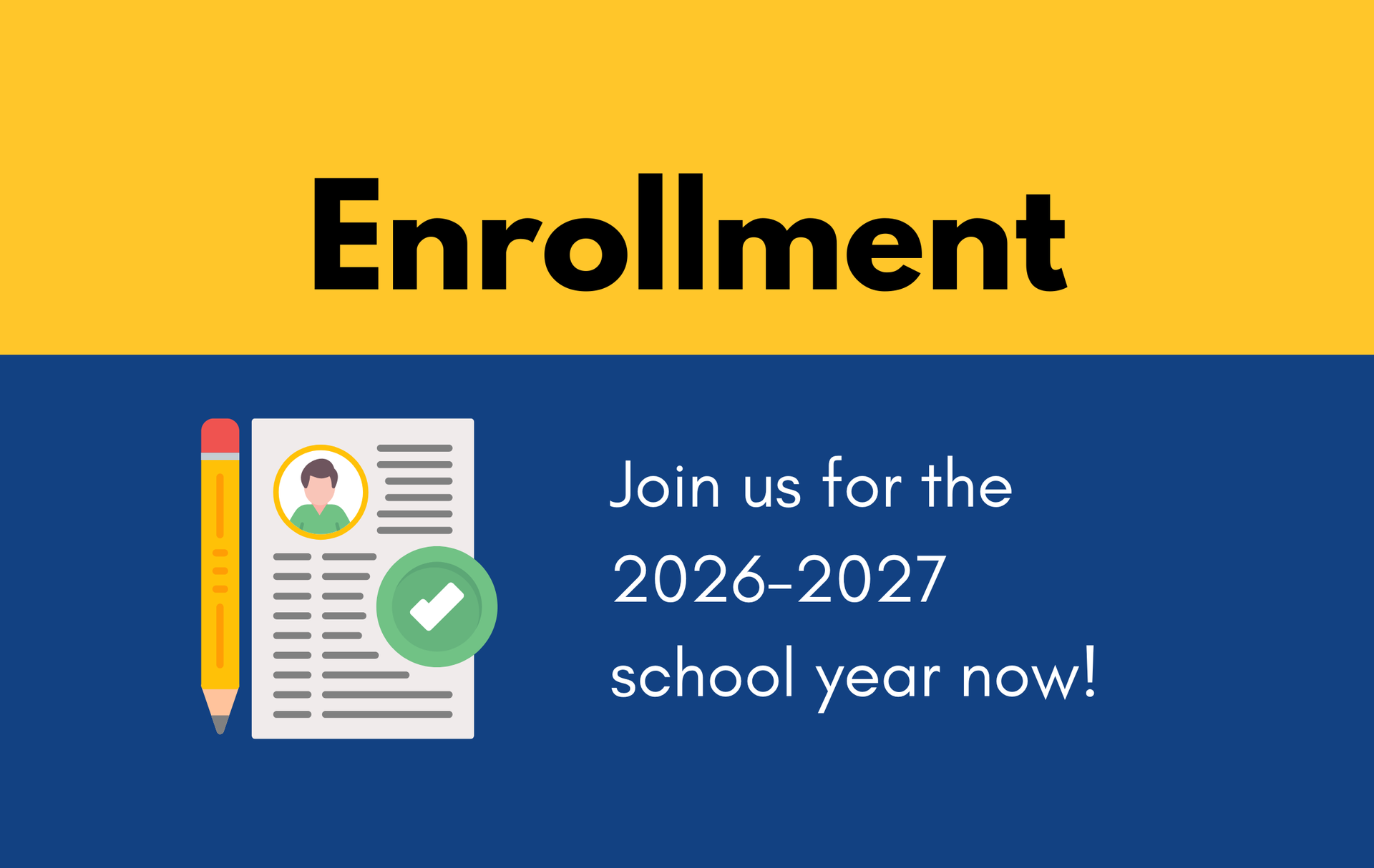 Enrollment Header