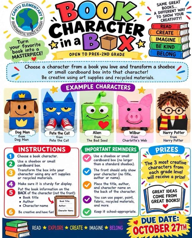 Book Character in a Box Featured Photo