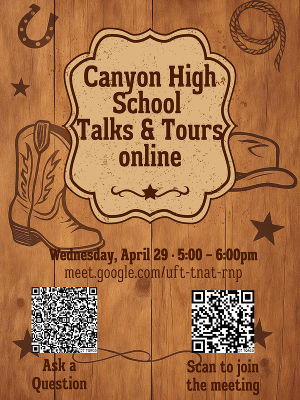 Canyon High School - Talks and Tours