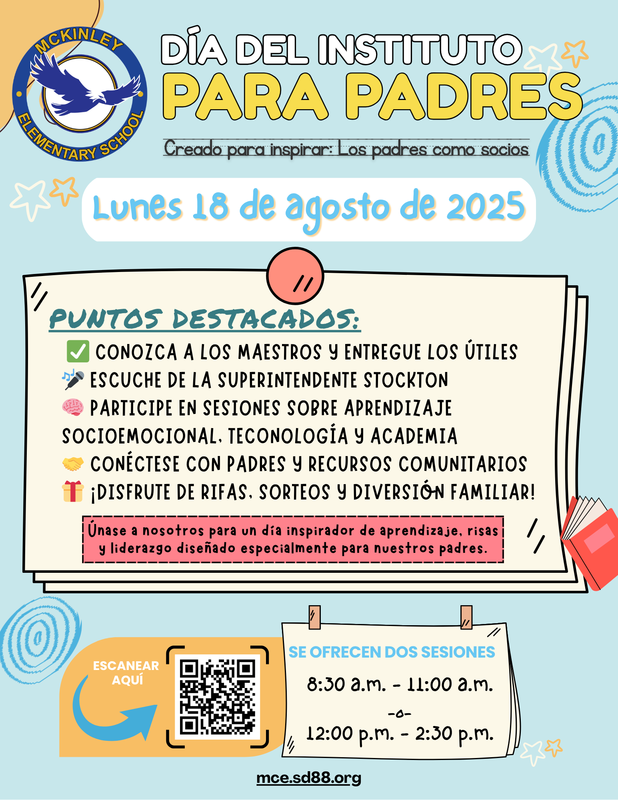 Parent Institute Flyer Spanish