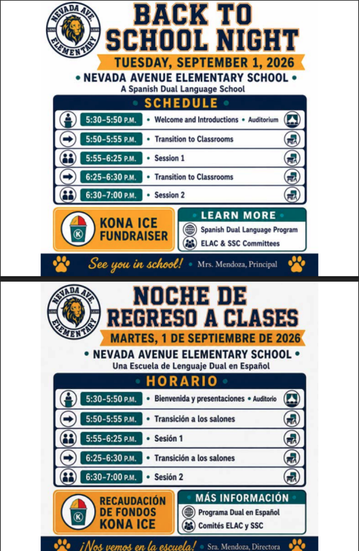Back- to- school night