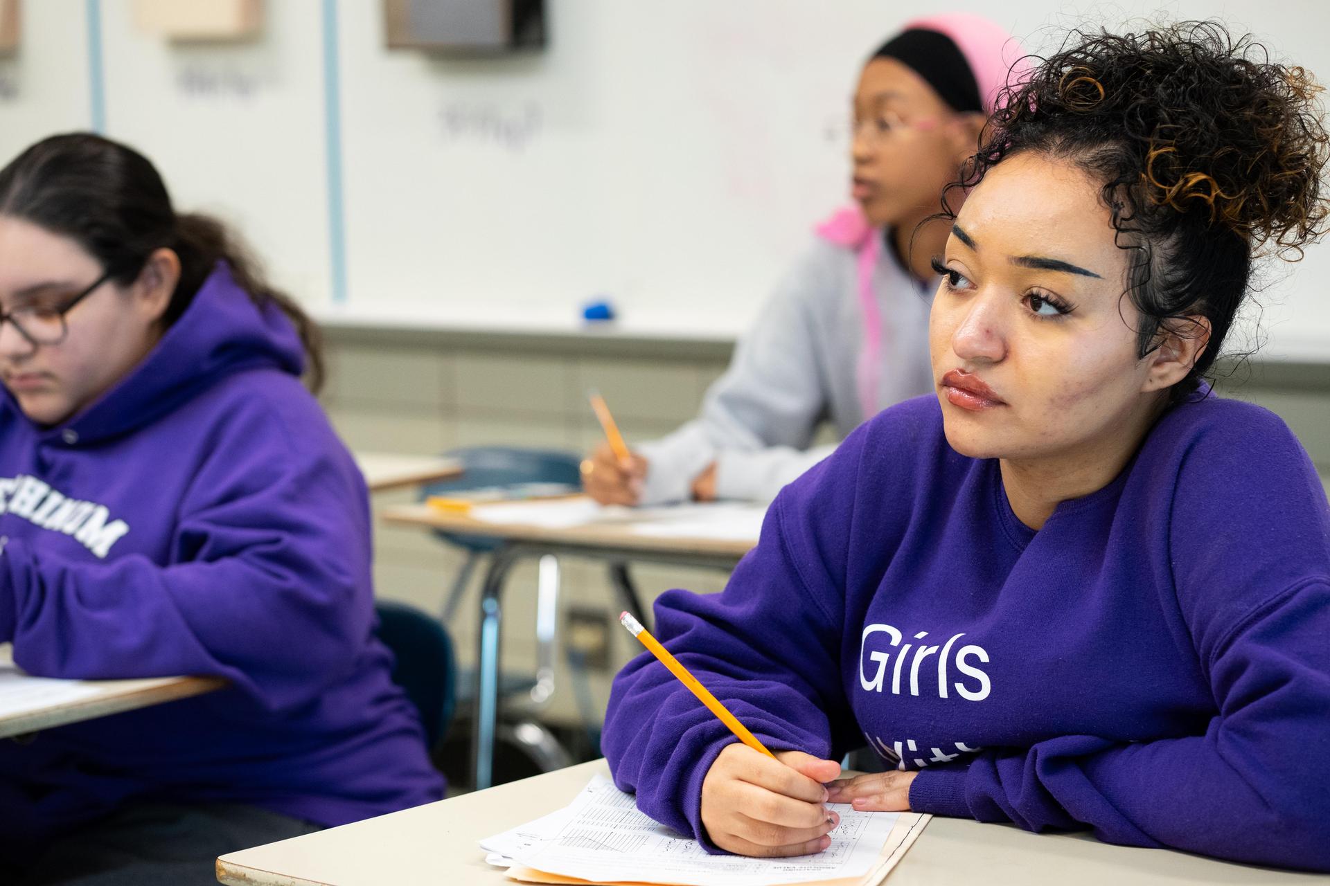 Students in a classroom setting