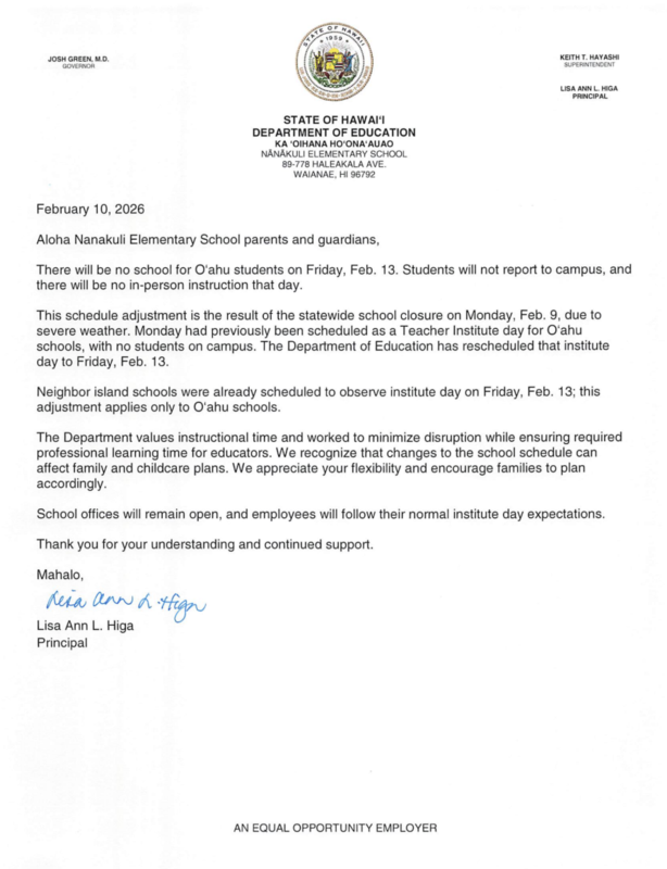 Friday, February 13th TEACHER INSTITUTE DAY - No School! Featured Photo