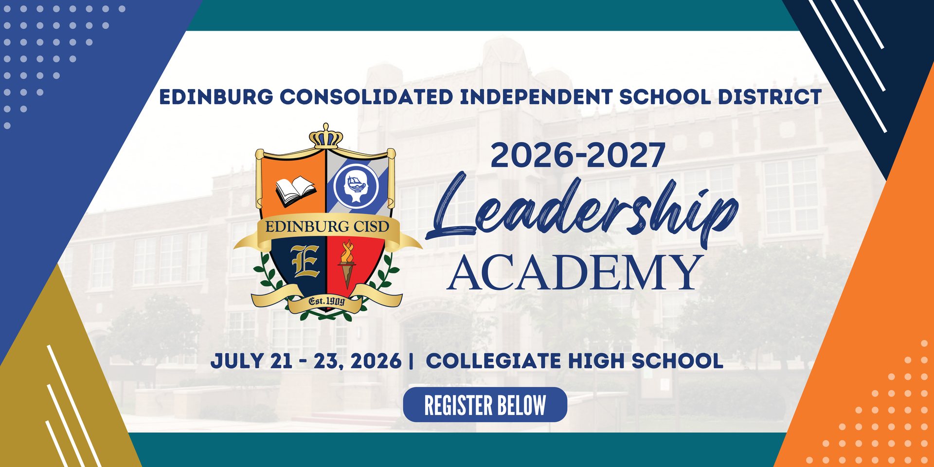 leadership academy regiostration banner