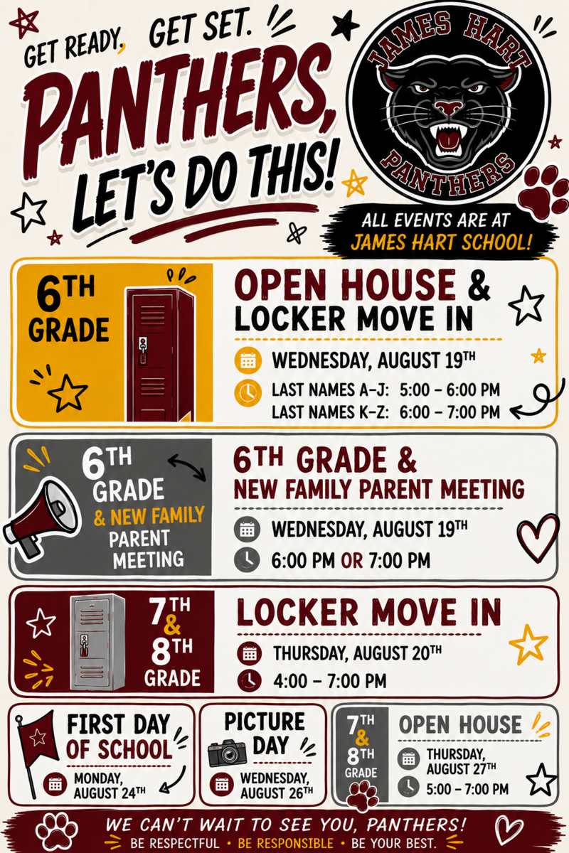 Updated Back to School Dates