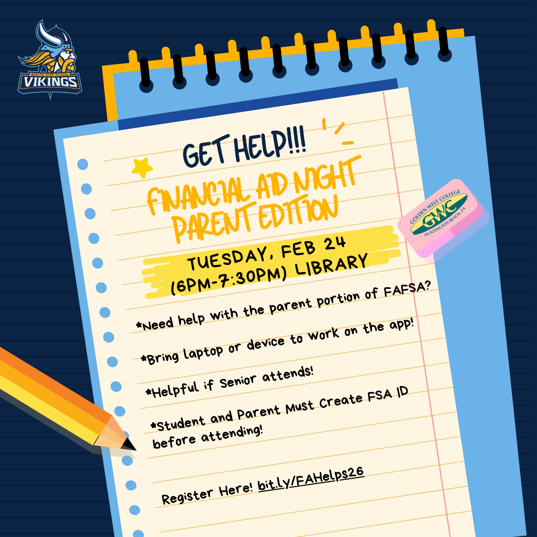 Get Help! Financial Aid Night