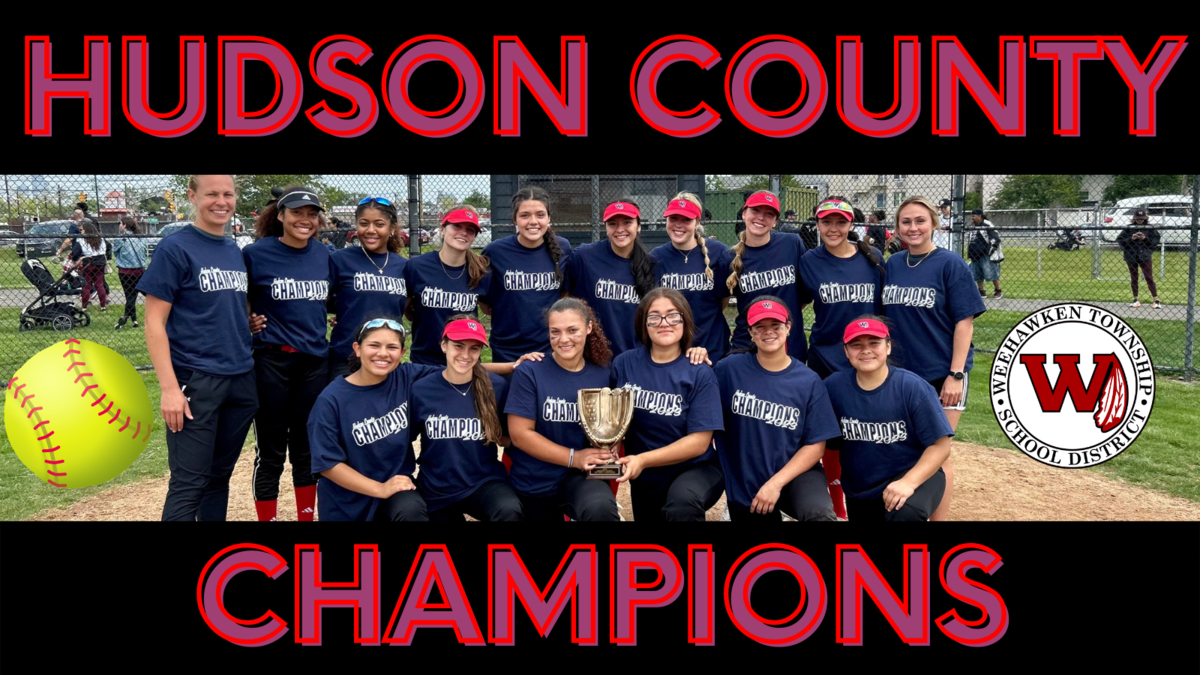WHS Softball Team Wins 2023 Hudson County Championship! Weehawken