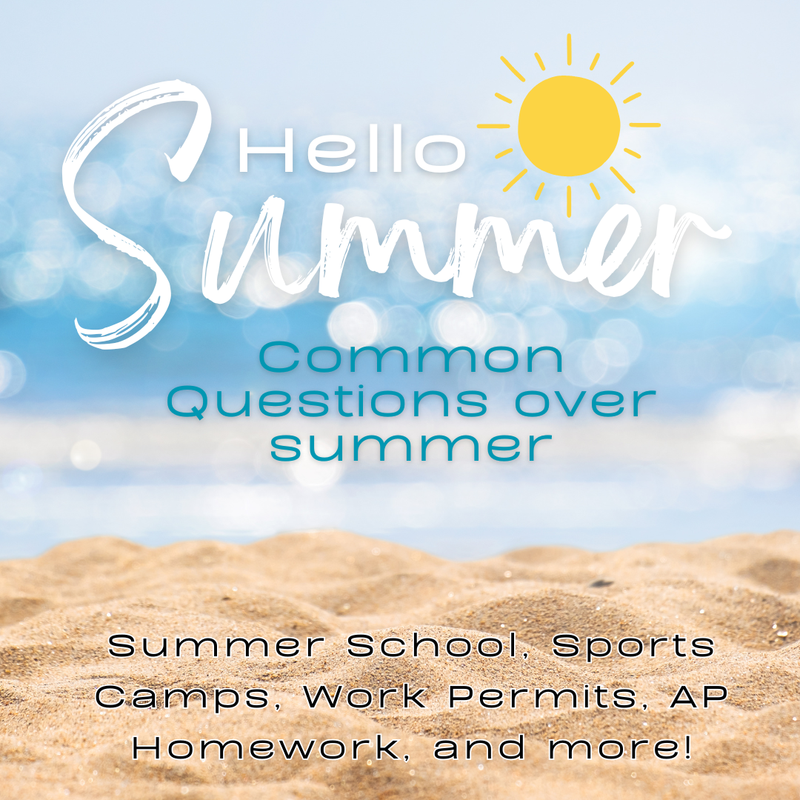 Common Questions over Summer - Click here! Thumbnail Image