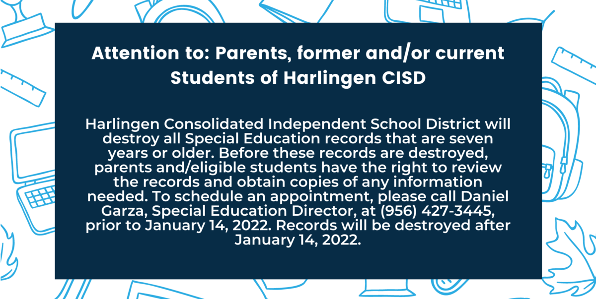 Hcisd 2023 Calendar Special Education – Special Education – Harlingen Consolidated Independent  School District