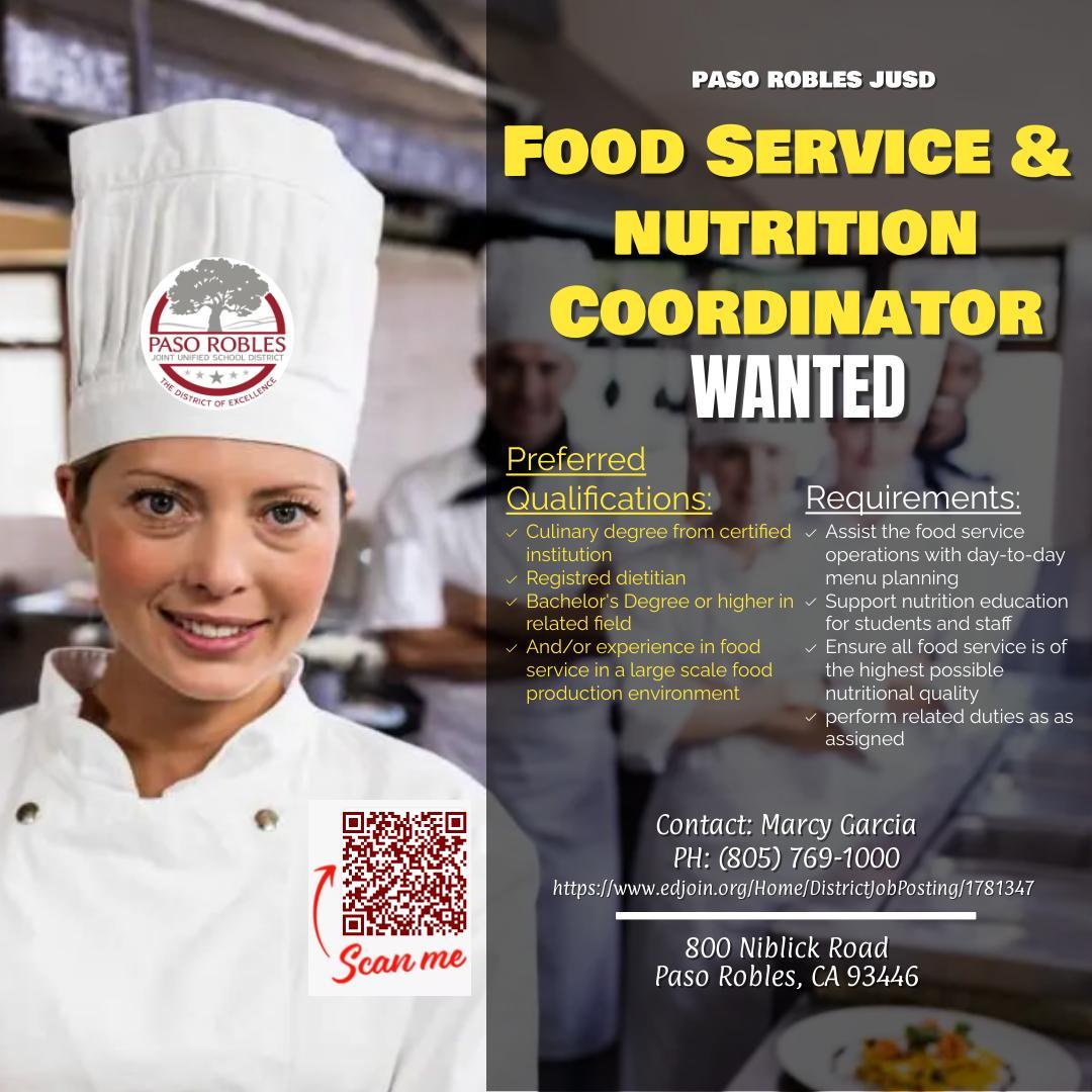 Food Services Food Services Paso Robles Joint Unified School District