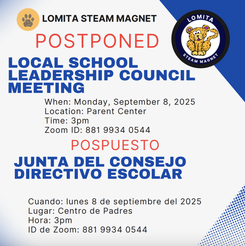 LSLC Postponed