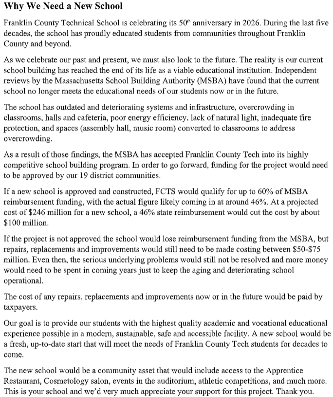 Why We Need a New School