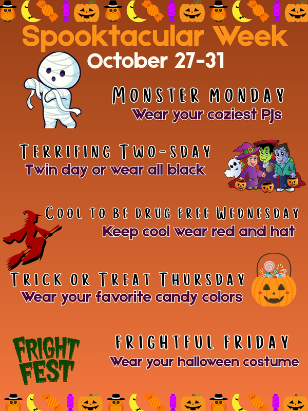 Spirit Week! October 27-31
